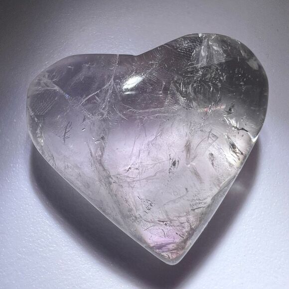 Amethyst Crystal‎ Heart Carving (10) - Picture 4 of 10